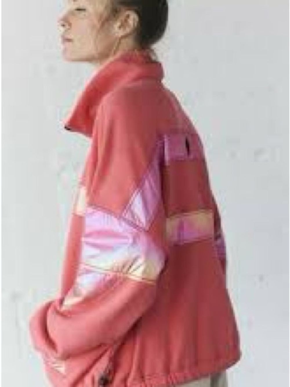 FP Movement Away We Go Half Zip size medium hibiscus